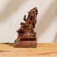 Handmade Brown Brass Lakshmi Narasimha Bhoo Varaha Statue