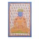 Cloth Painting Of Jainism's Main deity In Meditation
