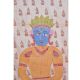 Cloth Painting Of Jainism's Main deity In Meditation