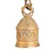 Traditional Temple Bell Carved with God Figures