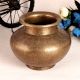 Brown Brass Water Pot in Antique Finish