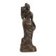 Handmade Brass Standing Lady Statue