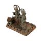 Vintage Brass Lord Ram & Goddess Sita Statue