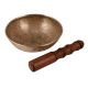 Traditional Om Singing Bowl in Antique Finish