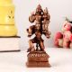Handmade Copper Statue of Narasimha, Lakshmi and Garuda