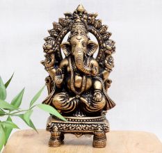 Premium Bronze Lord Ganesha Statue for Worship