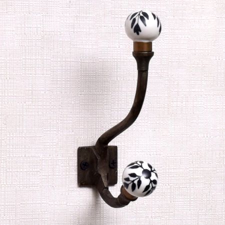 Black Leaf Iron Hook- EHG-50
