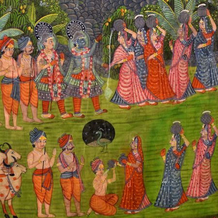 Pichwai Paintings Of Lord Krishna With Radha
