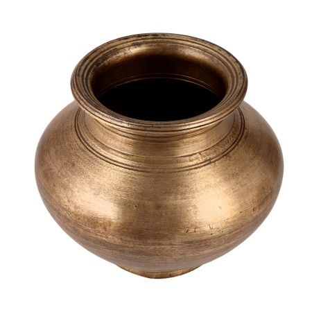 Brown Holy Water Pot Crafted from Brass