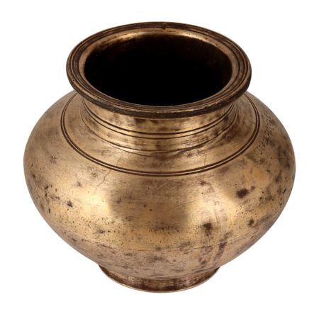 Antique Brown Pot or Lota Made of Brass