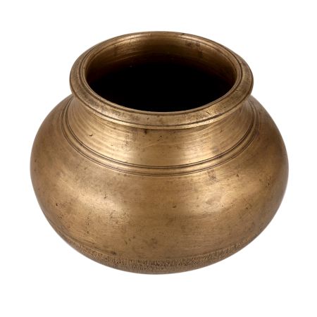 Adorable Vintage Brass Cooking Pot for Decoration
