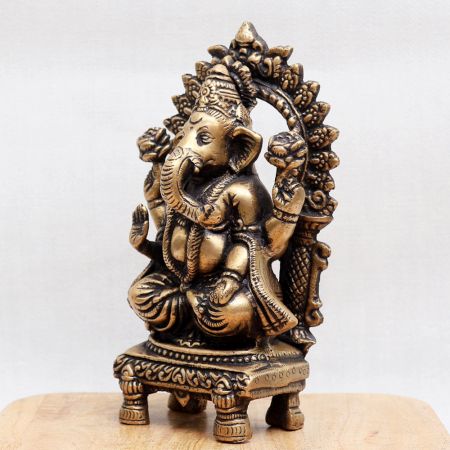Premium Bronze Lord Ganesha Statue for Worship