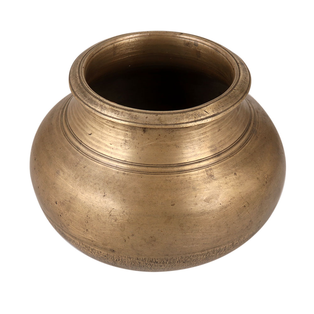 Adorable Vintage Brass Cooking Pot for Decoration