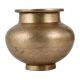Antique Brown Brass Water Pot or Lota for Decor