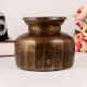 Vintage Dark Brown Water Pot Crafted from Brass