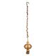 Hanging Om Oil Lamp Made of Premium Brass