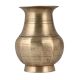 Antique Brown Brass Pot for Hindu Rituals