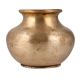 Round Handmade Water Pot Crafted from Brass