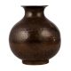 Elegant Dark Brown Pot Crafted from Brass