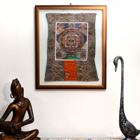 Abhay Mudra - Buddha Mandala Thangka