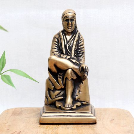 Lord Sai Baba Idol Made from Premium Bronze