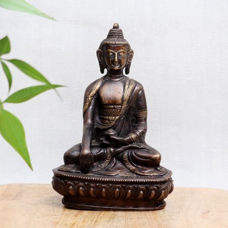 Handcrafted Buddha Statue Made from High-Quality Bronze
