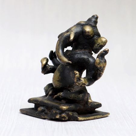 Handmade Brass Lord Ganesha Idol for Worship