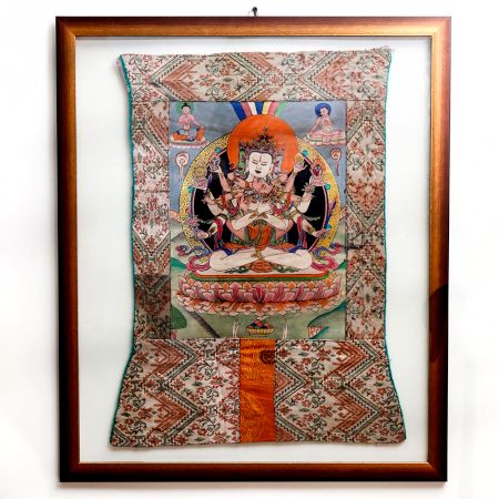 Beautiful Namgyalma Tibetan Thangka Painting for Decor & Collection