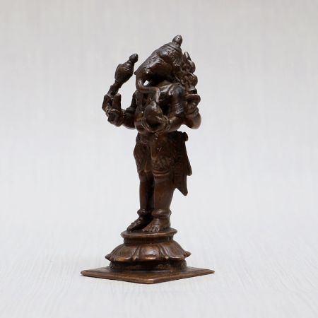 Premium Copper Statue of Lord Ganesha for Home Decor