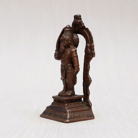 Handmade Vintage Lord Hayagriva Copper Statue