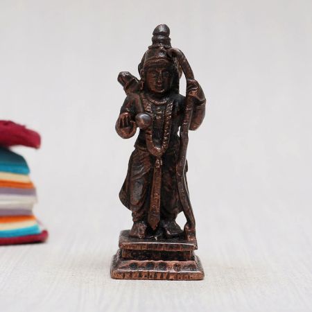 Premium Copper Statue of Lord Ram for Worship