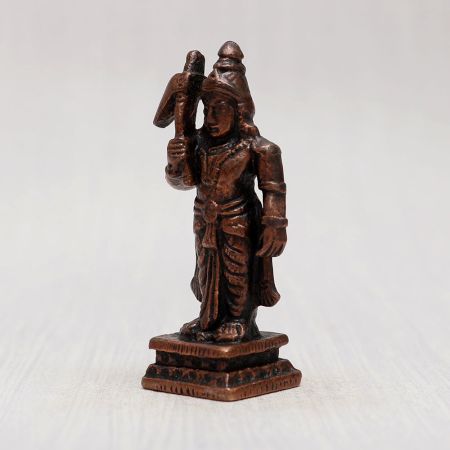 Handcrafted Copper Statue of Lord Balram for Decor