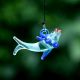 Assotrted Multicolor Glass Fish Christmas Tree Decorations Ornament Set of 10 Pcs