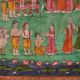 Multi-Coloured Lord Krishna Teasing Gopis Pichwai Painting