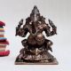 Premium-Quality Copper Statue of Lord Ganesha for Worship