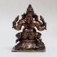 Premium-Quality Copper Statue of Lord Ganesha for Worship