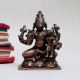 Handcrafted Lord Hayagriva & Goddess Lakshmi Copper Statue