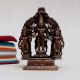 Copper Statue of Lord Perumal with Sridevi & Bhudevi for Worship