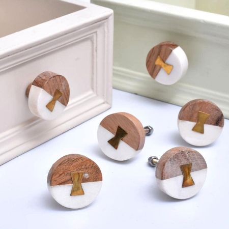 Wooden Drawers Knobs - Kids Cabinet Pulls - Drawer Knobs