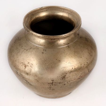 Finest-Quality Brass Holy Water Pot for Rituals