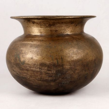 Indian Traditional Brass Water Pot for Home Decoration