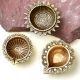 Brass Oil Lamps for Diwali Decoration Designer Oil Lamp - Pack of 3