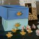 Gold Bee Knobs-Gold Drawer Pulls-Bumble Bee Cabinet Knobs