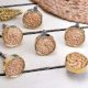 Natural Rattan Cabinet Knobs-Rattan Pulls-Wicker Drawer Pulls