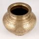 Indian High Quality Brass Water Pot with Engraving