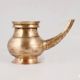 Antique Brass Water Pot with Spout for Hindu Rituals