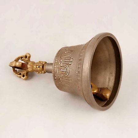 Handmade Buddhist Art Temple Bell Made of Bell Metal