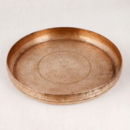 Handmade Bell Metal Plate for Rituals & Decoration