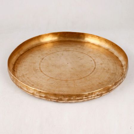 Handcrafted Premium Brass Plate for Home Decor