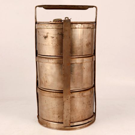 Indian Vintage Tiffin Box Made of Premium Brass